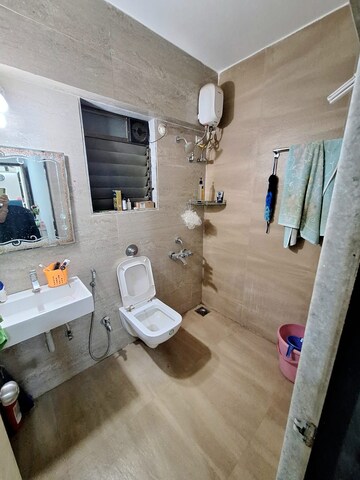 Bathroom in 1 BHK Apartment at Everest Country Side, Kasarvadavali – for Rent