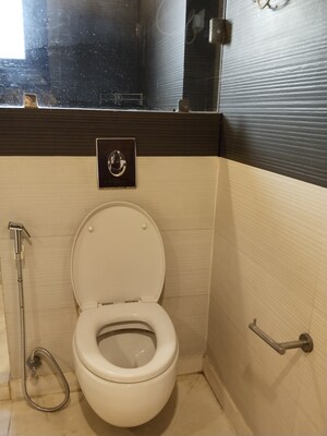 Bathroom in 4 BHK Apartment at Panchsheel Park – for Rent