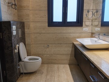 Bathroom in 4 BHK Apartment at Panchsheel Park – for Rent