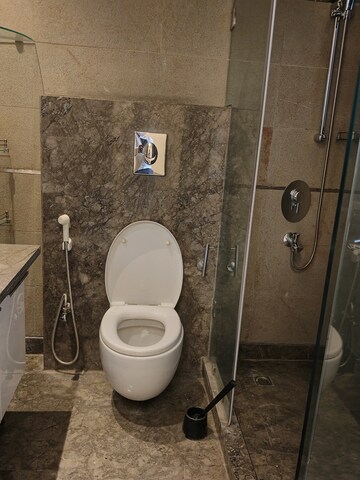 Bathroom in 4 BHK Apartment at Panchsheel Park – for Rent