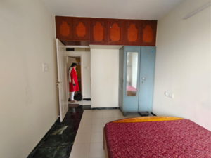 Bedroom in 2 BHK Apartment at Sheth Vasant Galaxy, Laxmi Nagar – for Rent