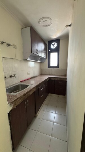 Kitchen in 2 BHK Builder Floor at Palm Residency Chhatarpur, Chattarpur – for Rent