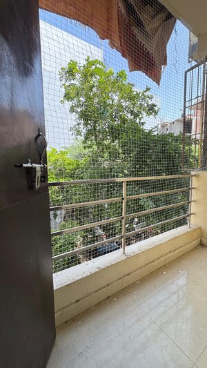 Balcony in 2 BHK Builder Floor at Palm Residency Chhatarpur, Chattarpur – for Rent