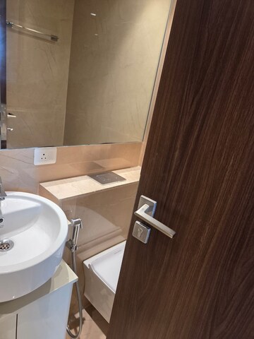 Bathroom in 1 BHK Apartment at Hiranandani Highland, Powai – for Rent