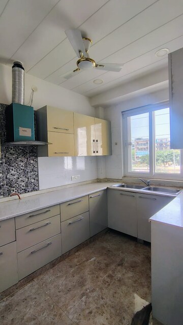 Kitchen in 3 BHK Builder Floor at Sushant Lok 3, Sector 57 – for Rent
