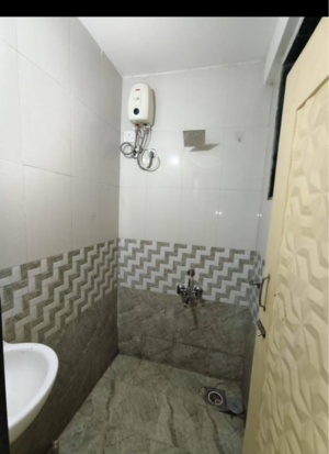 Bathroom in 1 BHK Apartment at Ankur CHS Goregaon , Best Nagar – for Rent