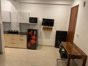 Kitchen in 1 RK Builder Floor at Sushant Lok ii – for Rent