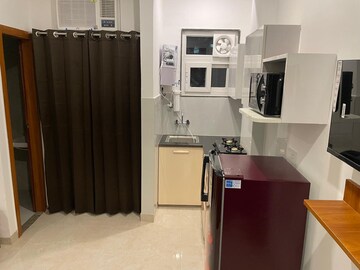 Kitchen in 1 RK Builder Floor at Sushant Lok ii – for Rent