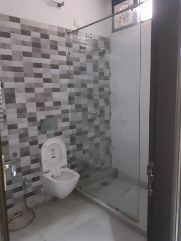 Bathroom in 3 BHK Builder Floor at Sushant Lok ii – for Rent