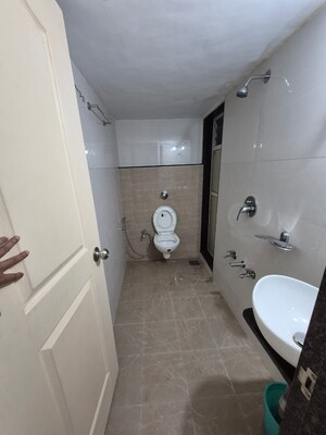 Bathroom in 2 BHK Apartment at Maheshwari Niketan Apartment, Uthalsar – for Rent