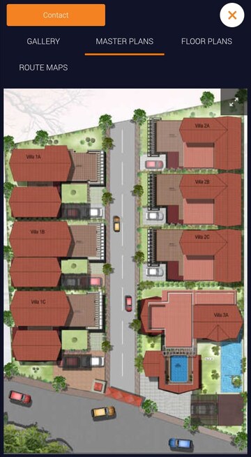 Floor Plan in 6 BHK Villa at Rahat Gardenia, Whitefield – for Sale