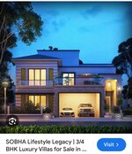 4 BHK + Pooja Room 6138 Sq.Ft. Villa in Sobha Lifestyle