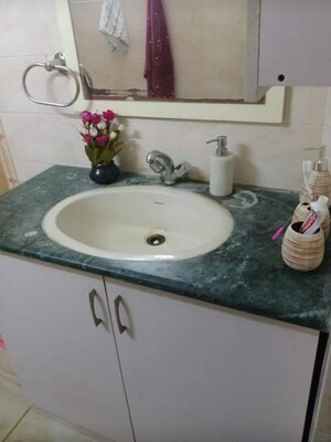 Bathroom in 2 BHK Apartment at Malviya Nagar – for Rent