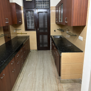 Kitchen in 3 BHK Builder Floor at Shatabdi Vihar, Sector 52 – for Rent