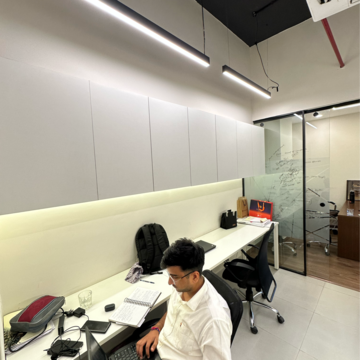 Team Area in  Office Space at Orchid Business Park, Tikri – for Rent