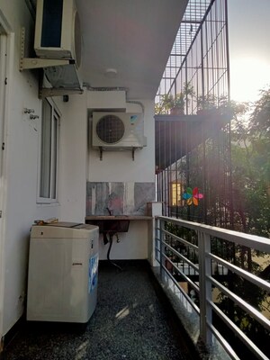 Balcony in 3 BHK Builder Floor at Sushant Lok 2, Sector 57 – for Rent