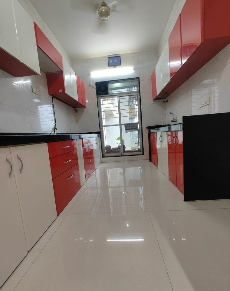 Kitchen, cbd belapur sector 30 3 Bedroom 1750 Sq.Ft. Apartment In Cbd Belapur Sector 30 Navi Mumbai 9238716