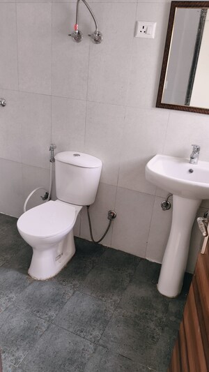Bathroom in 3 BHK Apartment at Samridhi Luxuriya Avenue, Sector 150 – for Rent