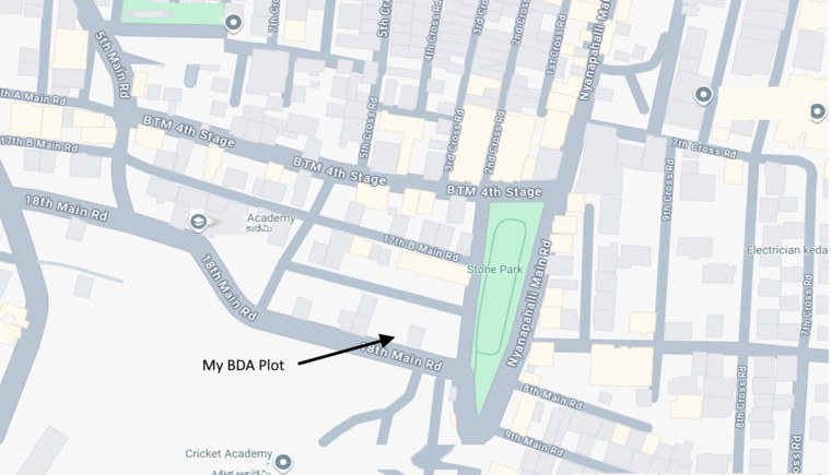 Exterior View, btm-residency  1200 Sq.Ft. Plot In Btm Layout Bangalore 9238769