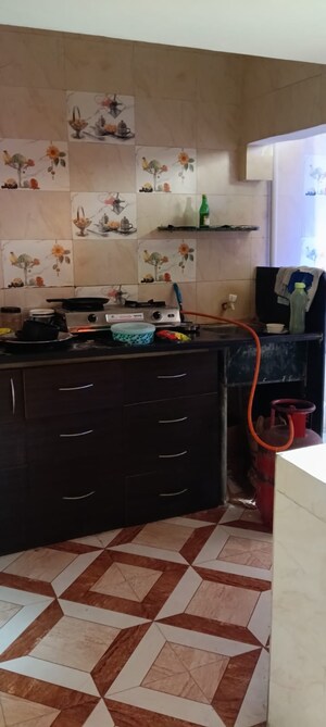 Kitchen in 1 BHK Apartment at Prahlad Nagar – for Rent
