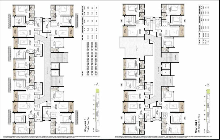 Floor Plan, saheel-itrend-vesta 3 Bedroom 1041 Sq.Ft. Apartment In Tathawade Pune 9238841