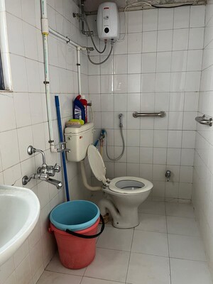 Bathroom in 2 BHK Apartment at Sushant CHS Pashan, Pashan – for Rent