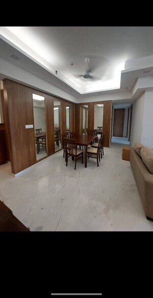 Living Room in 3 BHK Apartment at Lodha Bel Air, Jogeshwari West – for Rent