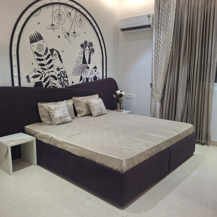 Bedroom, maya-green-lotus-utsav 3 Bedroom 2100 Sq.Ft. Apartment In International Airport Road Zirakpur 9238933