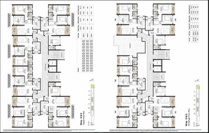 Floor Plan in 2 BHK Apartment at Saheel Itrend Vesta, Tathawade – for Sale