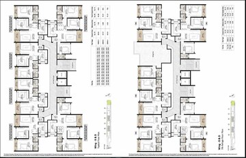 Floor Plan in 2 BHK Apartment at Saheel Itrend Vesta, Tathawade – for Sale