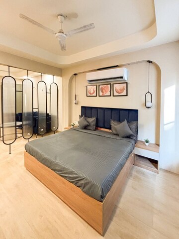 Bedroom in 1 BHK Apartment at Ambience Creacions, Sector 22 – for Rent