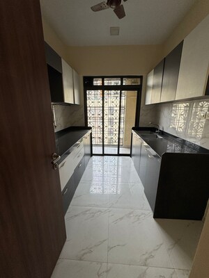 Kitchen in 3 BHK Apartment at Lodha Sterling, Kolshet Road – for Sale