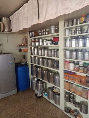 Master Bedroom in 1 RK Independent House at Giriraj Park, Dhankawadi – for Rent