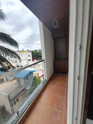 Balcony in 3 BHK Apartment at Prabhu Kunj Indiranagar, Indiranagar – for Rent