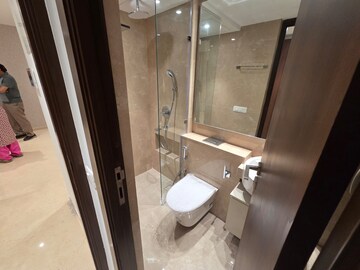 Bathroom in 1 BHK Apartment at Gurukrupa Param, Vikhroli East – for Rent