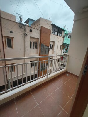 Balcony in 3 BHK Builder Floor at Sai Enclave Indiranagar, Indiranagar – for Rent