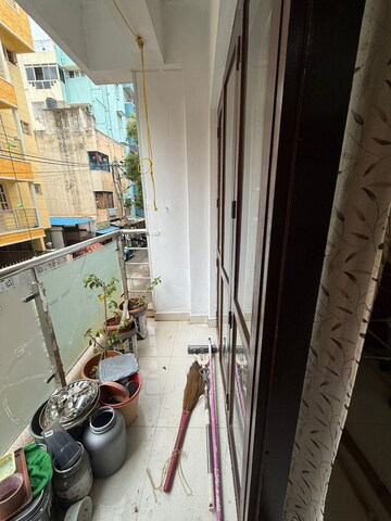 Balcony in 2 BHK Builder Floor at Lakshmi Nilayam Indiranagar, Indiranagar – for Rent