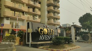 2 BHK Apartment – Exterior View View at Saya Gold Avenue, Vaibhav Khand - for Rent