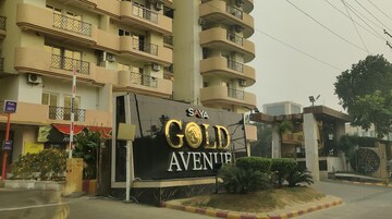 2 BHK Apartment – Exterior View View at Saya Gold Avenue, Vaibhav Khand - for Rent