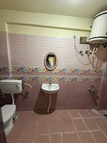 Bathroom in 2 BHK Builder Floor at Sri Venkateshwara Enclave New Tippasandra, New Thippasandra – for Rent