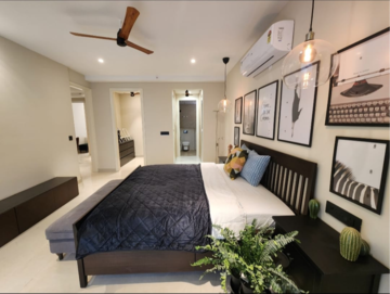 Bedroom in 4 BHK Apartment at Skyline Elevate, International Airport Road – for Sale