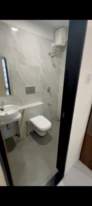 Bathroom in 2 BHK Apartment at JK Iris, Mira Road – for Rent