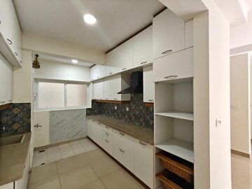 Kitchen in 3 BHK Apartment at Mantri Webcity, Hennur – for Rent