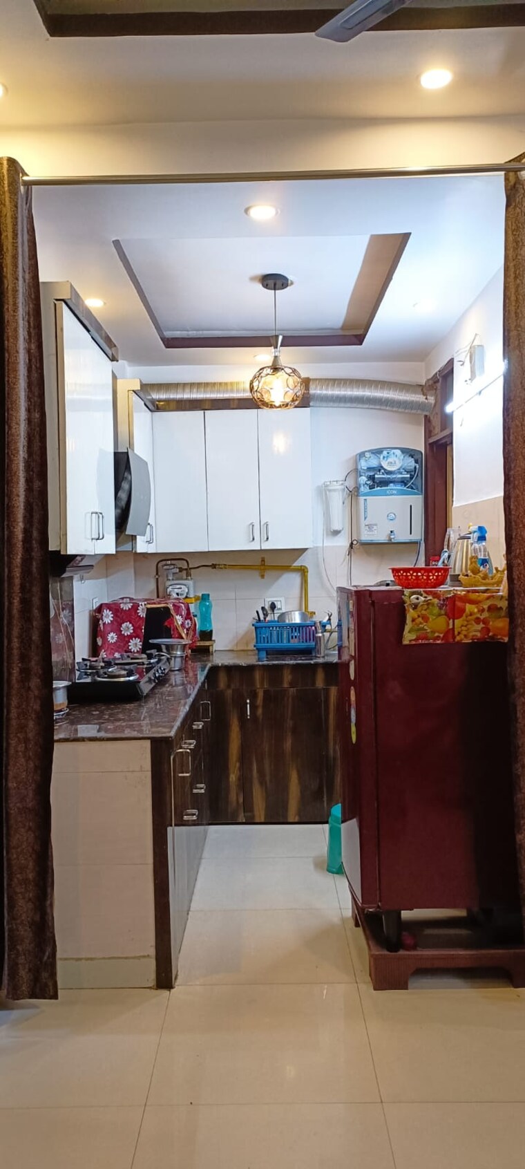 Kitchen, mohan garden 2 Bedroom 60 Sq.Yd. Builder Floor In Mohan Garden Delhi 9239104