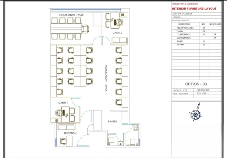Floor Plan, bhoomi-9-business-bay Commercial Office Space 830 Sq.Ft. In Malad West Mumbai 9239114