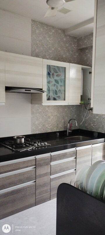 Kitchen in 2 BHK Apartment at Ruparel Ariana, Parel – for Rent