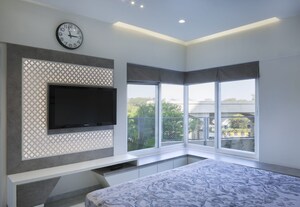 Bedroom in 3 BHK Apartment at Godavari Shree CHS, Bhosale Nagar – for Rent