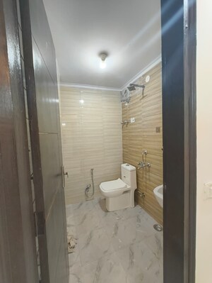 Bathroom in 1 RK Builder Floor at Chattarpur – for Rent