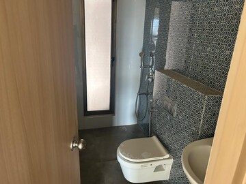 Bathroom in 4 BHK Apartment at Rajesh Raj Infinia, Malad West – for Rent