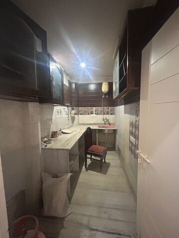 Bathroom in 2 BHK Builder Floor at Chattarpur – for Rent